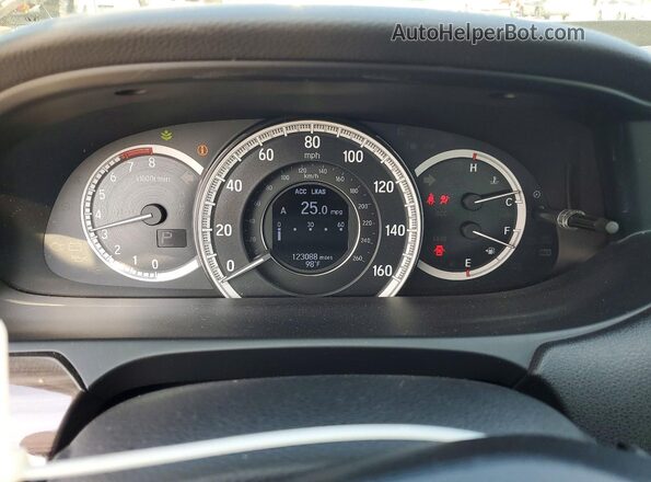 1HGCR2F95HA100915 2017 HONDA ACCORD Черный Вид щитка приборов