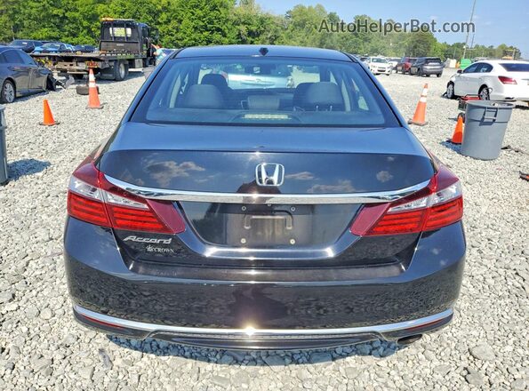1HGCR2F95HA100915 2017 HONDA ACCORD Черный Вид сзади
