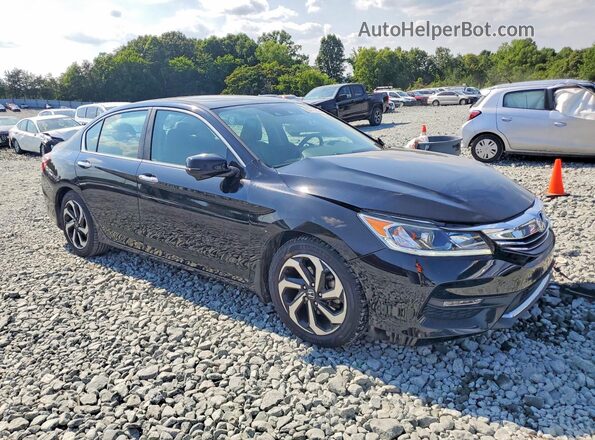 1HGCR2F95HA100915 2017 HONDA ACCORD Черный Передняя правая четверть