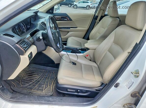 1HGCR2F95HA145448 2017 HONDA ACCORD White წინა სალონის ხედი
