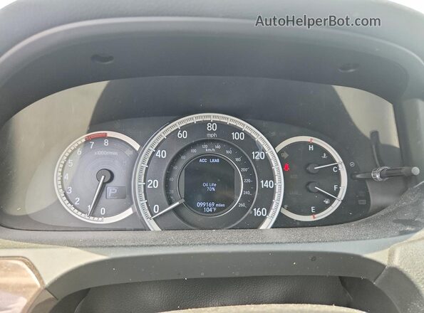 1HGCR2F95HA145448 2017 HONDA ACCORD White ხელსაწყოთა პანელის ხედი