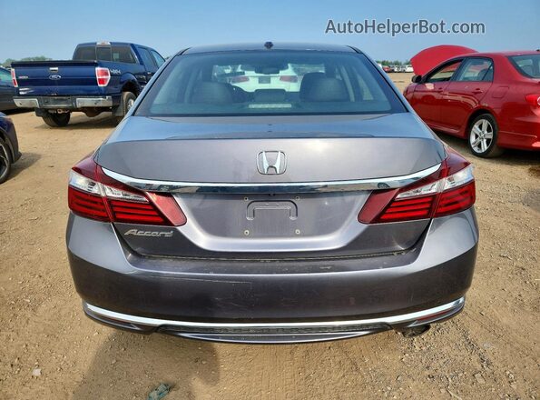 1HGCR2F95HA172049 2017 HONDA ACCORD Gray უკანა ხედი