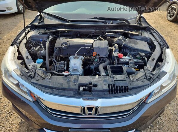 1HGCR2F95HA172049 2017 HONDA ACCORD Gray უკანა სალონის ხედი