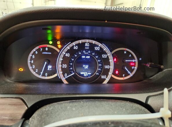1HGCR2F95HA277013 2017 HONDA ACCORD Silver Vista del cuadro de instrumentos