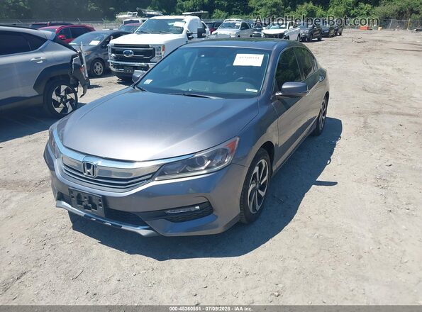 1HGCR2F96GA012230 2016 HONDA ACCORD Gray Передня ліва чверть