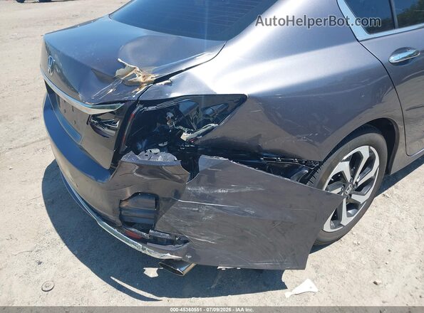 1HGCR2F96GA012230 2016 HONDA ACCORD Gray Вид спереду