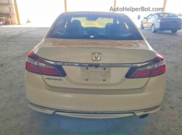 1HGCR2F97HA078741 2017 HONDA ACCORD White Widok z tyłu