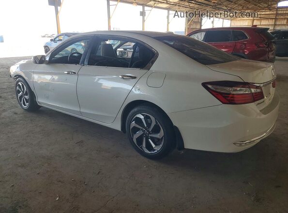 1HGCR2F97HA078741 2017 HONDA ACCORD White Tył lewy