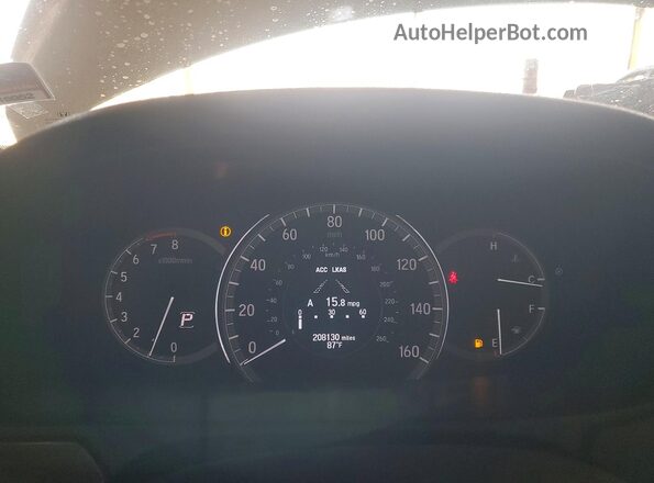 1HGCR2F97HA078741 2017 HONDA ACCORD White Widok zestawu wskaźników