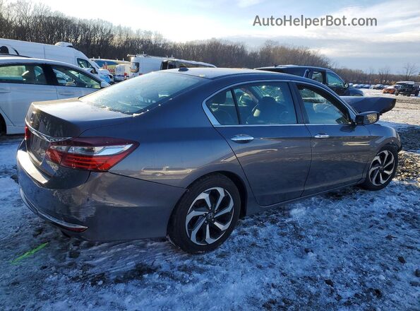 1HGCR2F98GA245722 2016 HONDA ACCORD Gray Задня права чверть