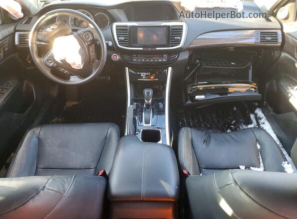 1HGCR2F98GA245722 2016 HONDA ACCORD Gray Вид панелі приладів