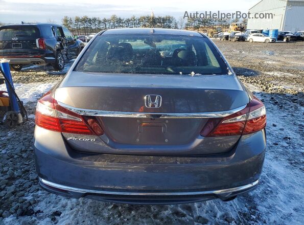 1HGCR2F98GA245722 2016 HONDA ACCORD Gray Вид ззаду