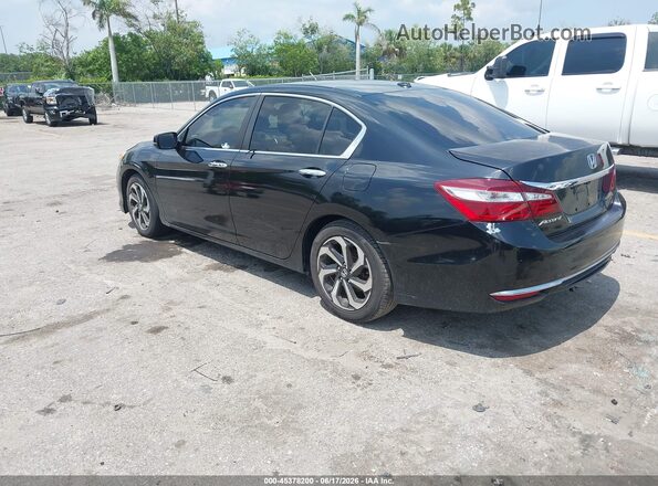 1HGCR2F99HA019495 2017 HONDA ACCORD Черный Задняя левая четверть