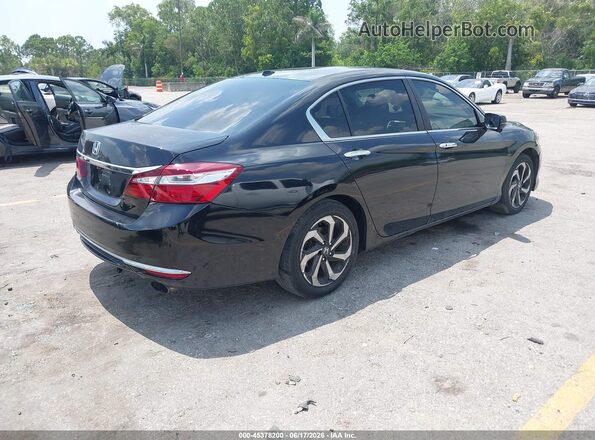 1HGCR2F99HA019495 2017 HONDA ACCORD Черный Задняя правая четверть