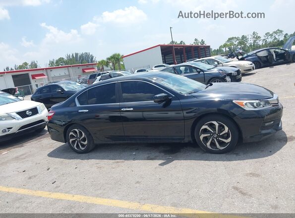 1HGCR2F99HA019495 2017 HONDA ACCORD Черный Вид задней части салона