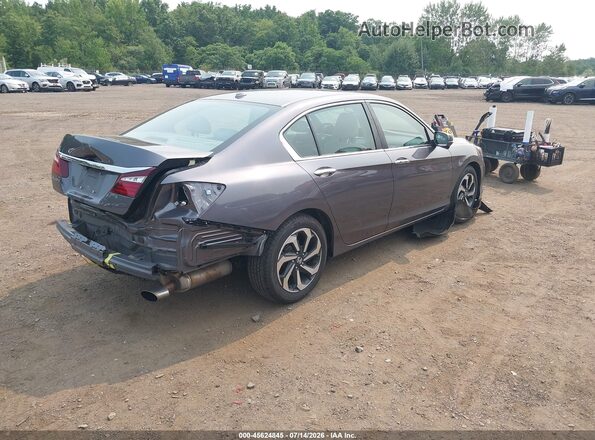 1HGCR2F9XHA023524 2017 HONDA ACCORD Gray Trasero derecho