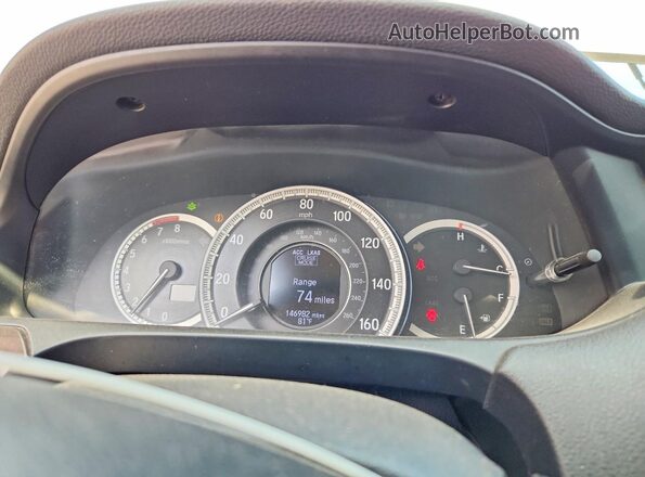 1HGCR2F9XHA187436 2017 HONDA ACCORD Золотой Вид щитка приборов