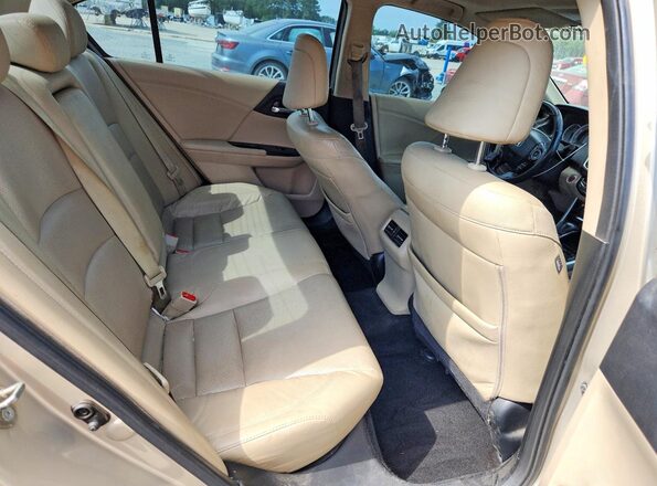 1HGCR2F9XHA187436 2017 HONDA ACCORD Золотой Вид задних сидений