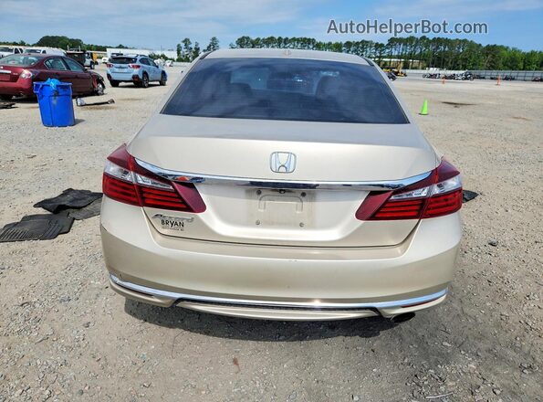 1HGCR2F9XHA187436 2017 HONDA ACCORD Золотой Вид сзади