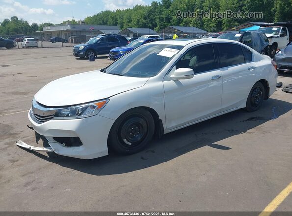 1HGCR3F02GA003547 2016 HONDA ACCORD White Передня ліва чверть