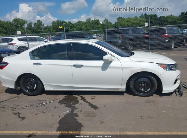 1HGCR3F02GA003547 2016 HONDA ACCORD White Вид задньої частини салону