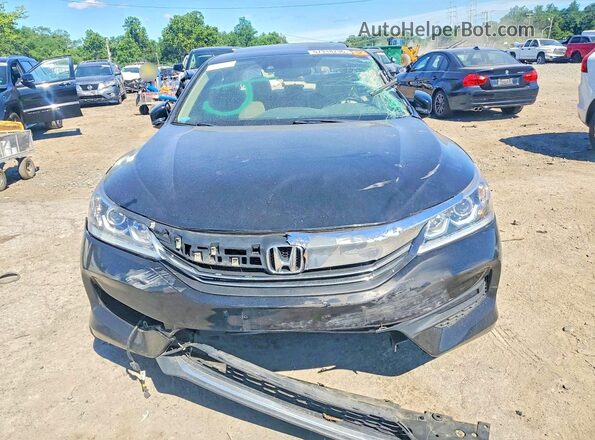 1HGCR3F02GA021918 2016 HONDA ACCORD Черный Вид спереди