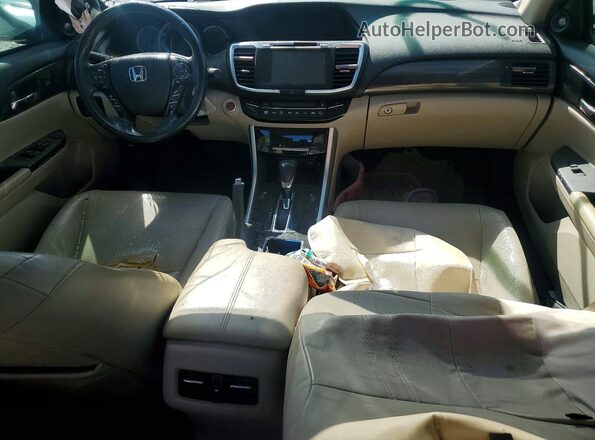 1HGCR3F02GA021918 2016 HONDA ACCORD Черный Вид панели приборов
