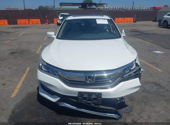 1HGCR3F03GA019885 2016 HONDA ACCORD White ხელსაწყოთა პანელის ხედი