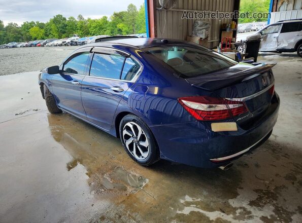 1HGCR3F04HA041640 2017 HONDA ACCORD Blue უკანა მარცხენა
