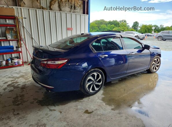 1HGCR3F04HA041640 2017 HONDA ACCORD Blue უკანა მარჯვენა