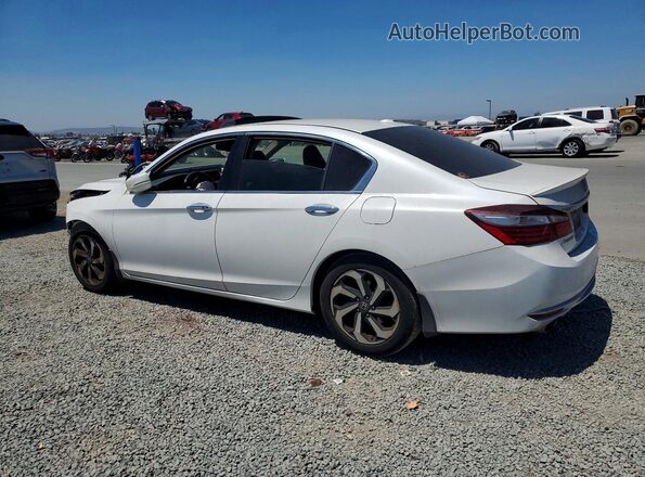 1HGCR3F07GA014186 2016 HONDA ACCORD White Rear left