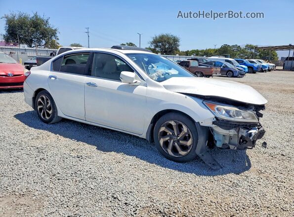 1HGCR3F07GA014186 2016 HONDA ACCORD White Front right