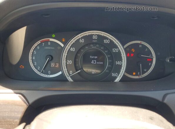 1HGCR3F07GA014186 2016 HONDA ACCORD White Instrument cluster view