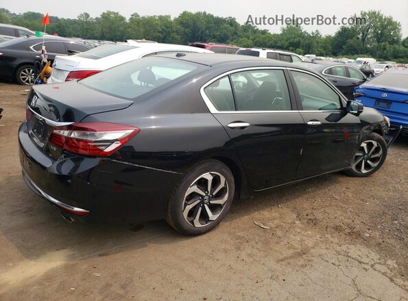 1HGCR3F09GA026016 2016 HONDA ACCORD Black Trasero derecho