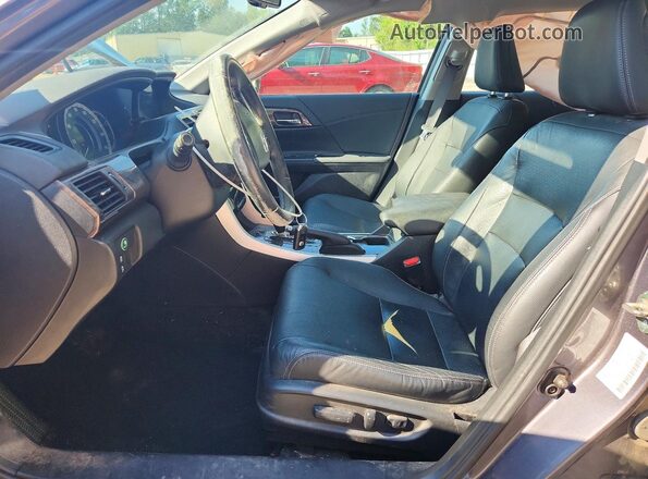 1HGCR3F09GA035752 2016 HONDA ACCORD Gray Widok wnętrza z przodu