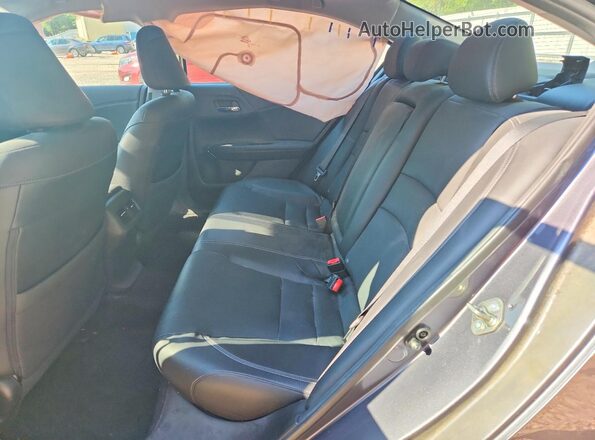 1HGCR3F09GA035752 2016 HONDA ACCORD Gray Widok tylnych siedzeń