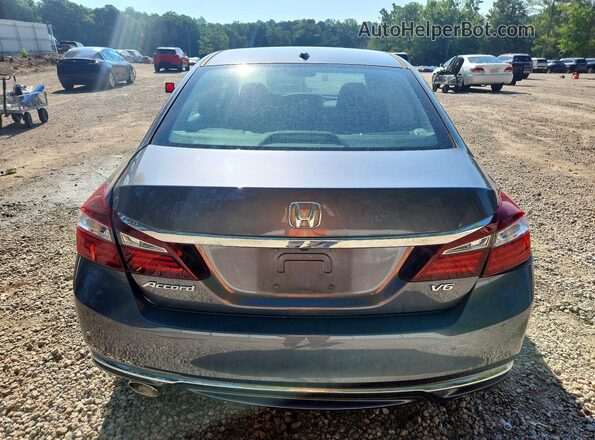 1HGCR3F09GA035752 2016 HONDA ACCORD Gray Widok z tyłu
