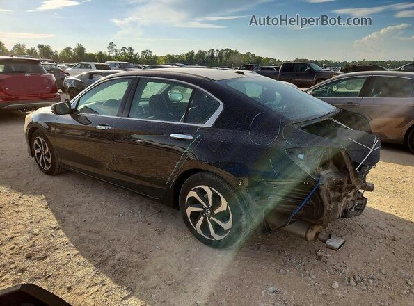 1HGCR3F80GA003701 2016 HONDA ACCORD Black უკანა მარცხენა