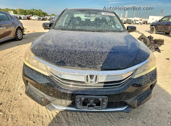 1HGCR3F80GA003701 2016 HONDA ACCORD Black წინა ხედი