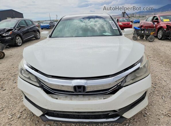 1HGCR3F81HA018841 2017 HONDA ACCORD White Вид спереду