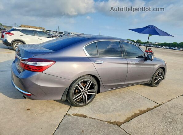 1HGCR3F82GA000752 2016 HONDA ACCORD Серый Задняя правая четверть