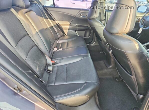 1HGCR3F82GA000752 2016 HONDA ACCORD Серый Вид задних сидений