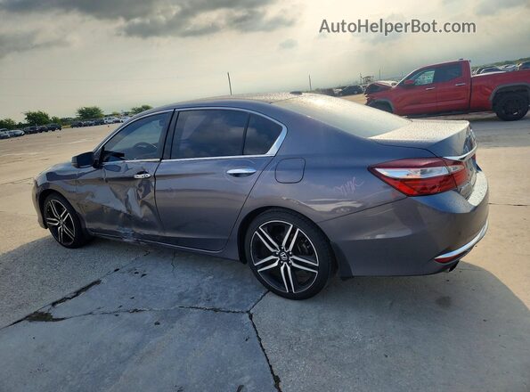 1HGCR3F82GA000752 2016 HONDA ACCORD Серый Задняя левая четверть