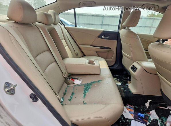 1HGCR3F82GA005241 2016 HONDA ACCORD White Հետևի նստատեղերի տեսք