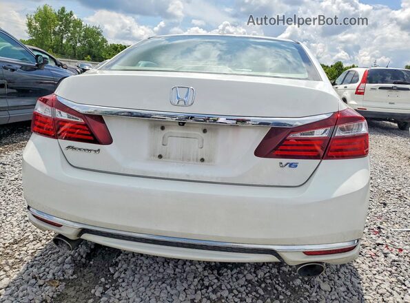 1HGCR3F82HA021831 2017 HONDA ACCORD White Rear view