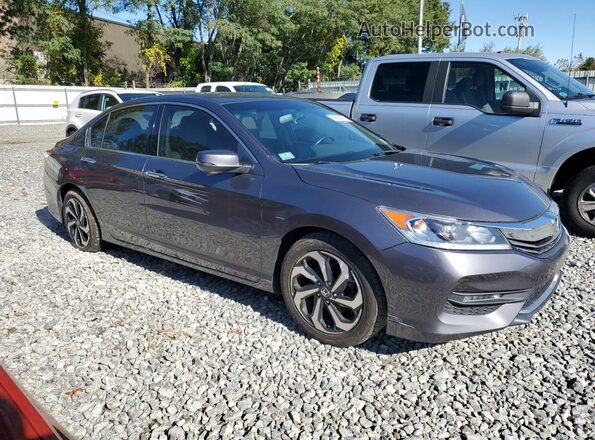 1HGCR3F82HA033932 2017 HONDA ACCORD Угольный Передняя правая четверть