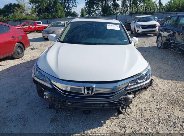 1HGCR3F83GA008472 2016 HONDA ACCORD White Widok zestawu wskaźników