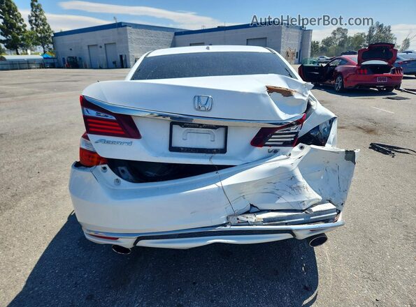 1HGCR3F84GA005239 2016 HONDA ACCORD White უკანა ხედი