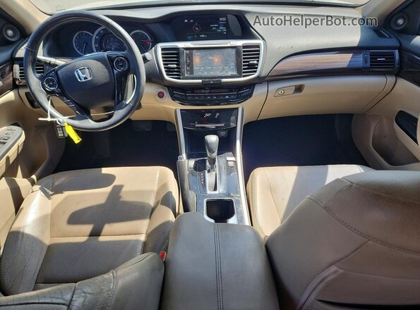 1HGCR3F84GA005239 2016 HONDA ACCORD White წინა პანელის ხედი