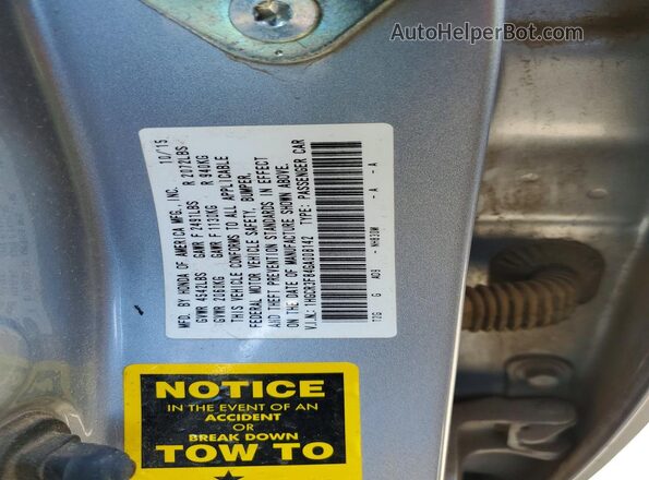 1HGCR3F84GA008142 2016 HONDA ACCORD Silver ძრავის განყოფილების ხედი